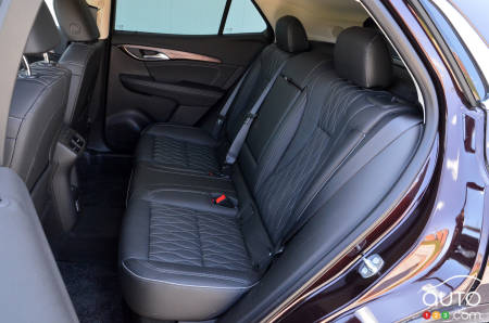 Buick Envision, second row of seats